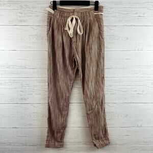 Free People NWT Light at Sunrise Waist Tie Pants Size 2